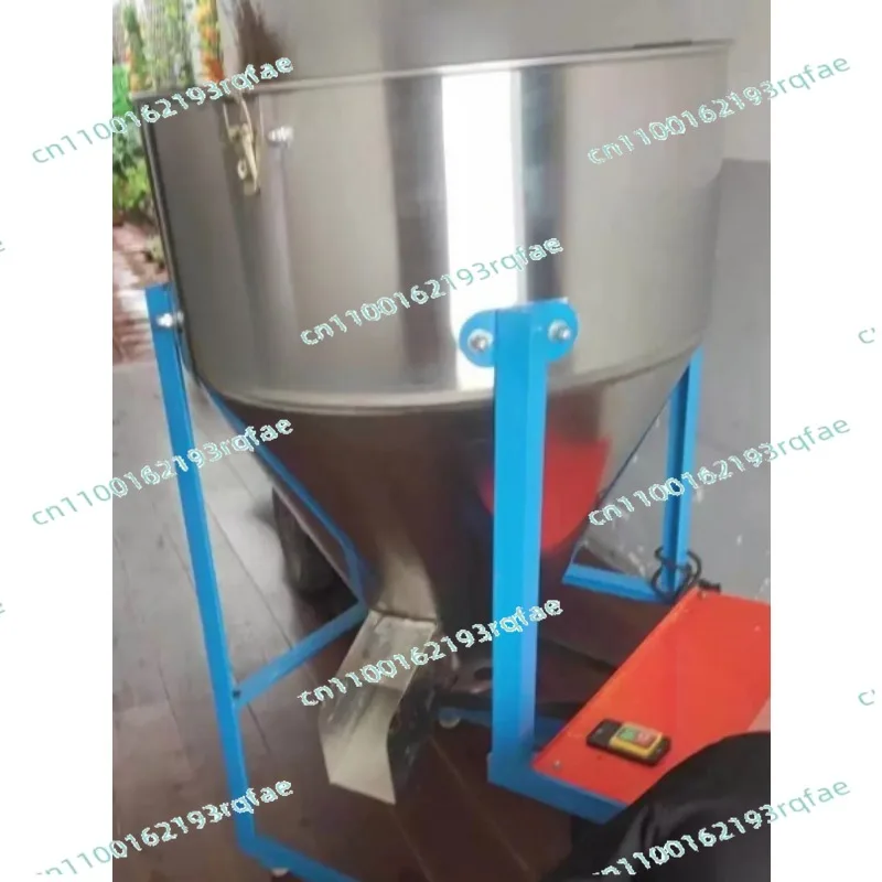 50KG-200KG Stainless Steel Poultry Farming Animal Feeds Plastic Dry Powder Mixer Blender Machine