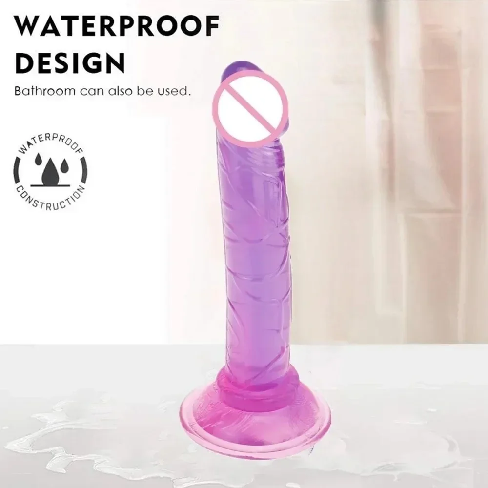Dildo tali peluru G Spot tanpa Vibrator tongkat ajaib pemijat Vagina klitoris Stimulator Masturbator wanita steker bokong Anal
