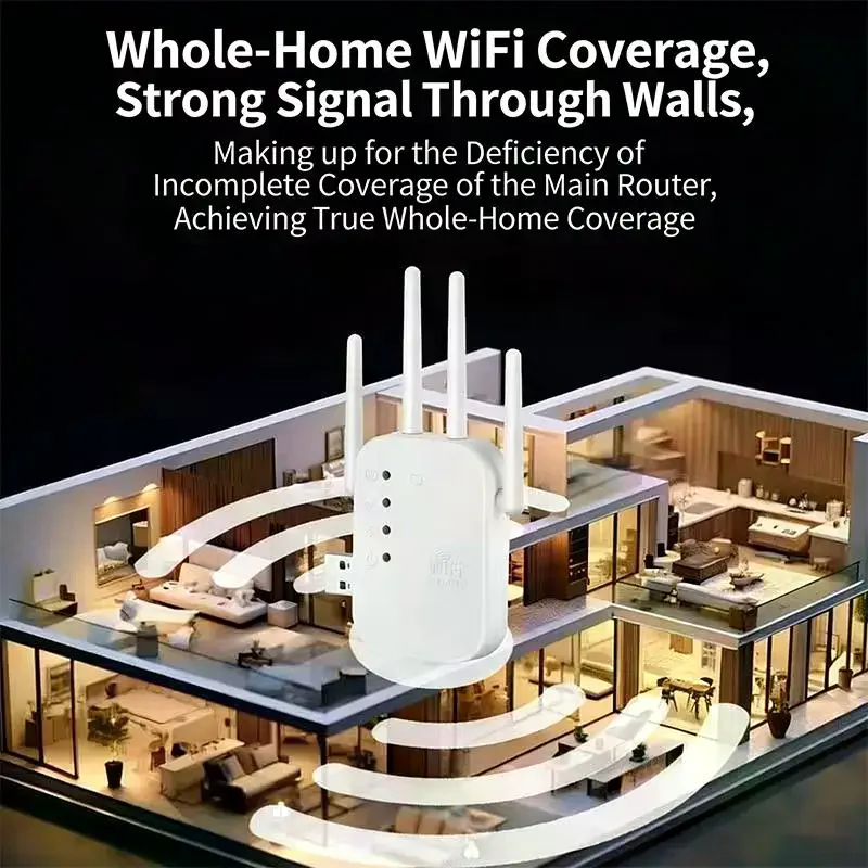 300Mbps Wireless WiFi Repeater 2.4G Signal Router 802.11N Long Range Wireless WiFi Extender Amplifier WIFI Booster WALRAM