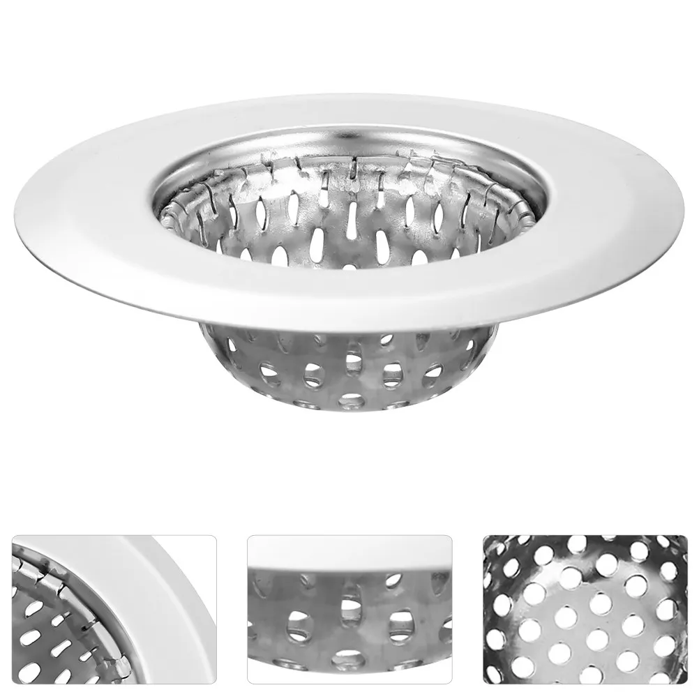 

4Pcs Stainless Steel Sink Filter 55Cm Kitchen Sink Drain Strainer Tight Seal Food Debris Grease Trap