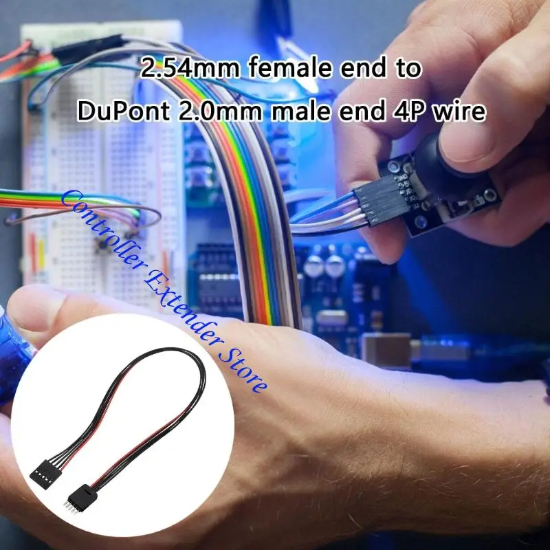 N84B 2.54mm女性から2.0mmの男性ワイヤージャンパーケーブルプロトタイプテストツールのためのジャンパーケーブル