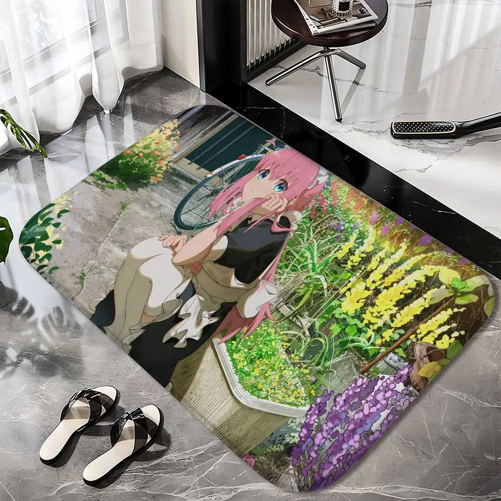 

Bocchi The Rock Floor Mat Printed Large Carpets Room And Bedroom Carpets Bathroom Anti Slip Door MATS Small Carpets