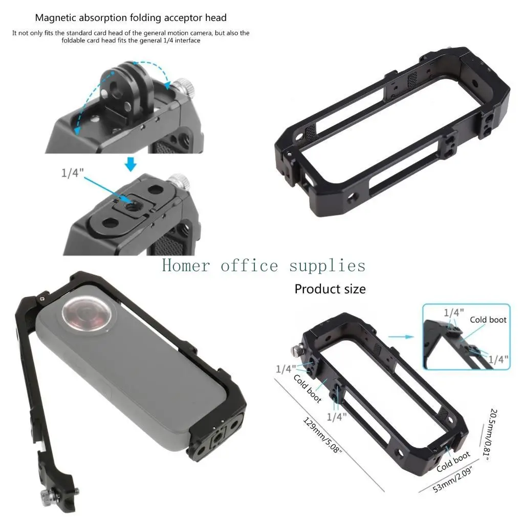 

Anti-Vibration защитная оболочка K43B для инстиализации корпуса корпуса камеры insta 360