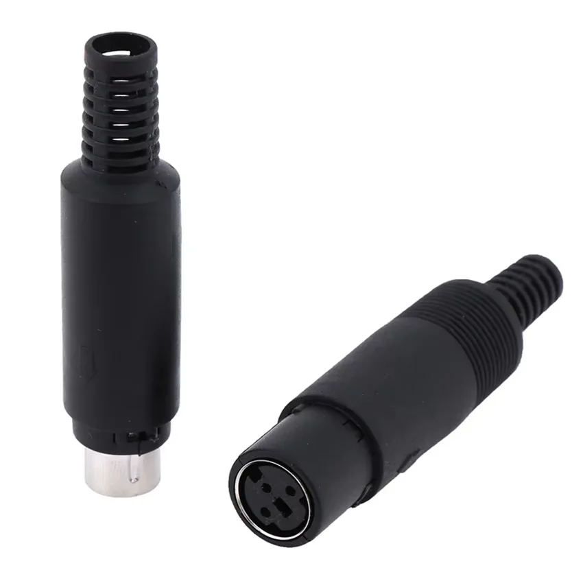 1PCS Mini DIN Stecker 3/4/5/6/7/8 PIN Chassis Kabel Montieren Männlich Weiblich Buchse 3-8Pin Schweißen Draht S Terminal Mini PS2 Stecker – Detail 6