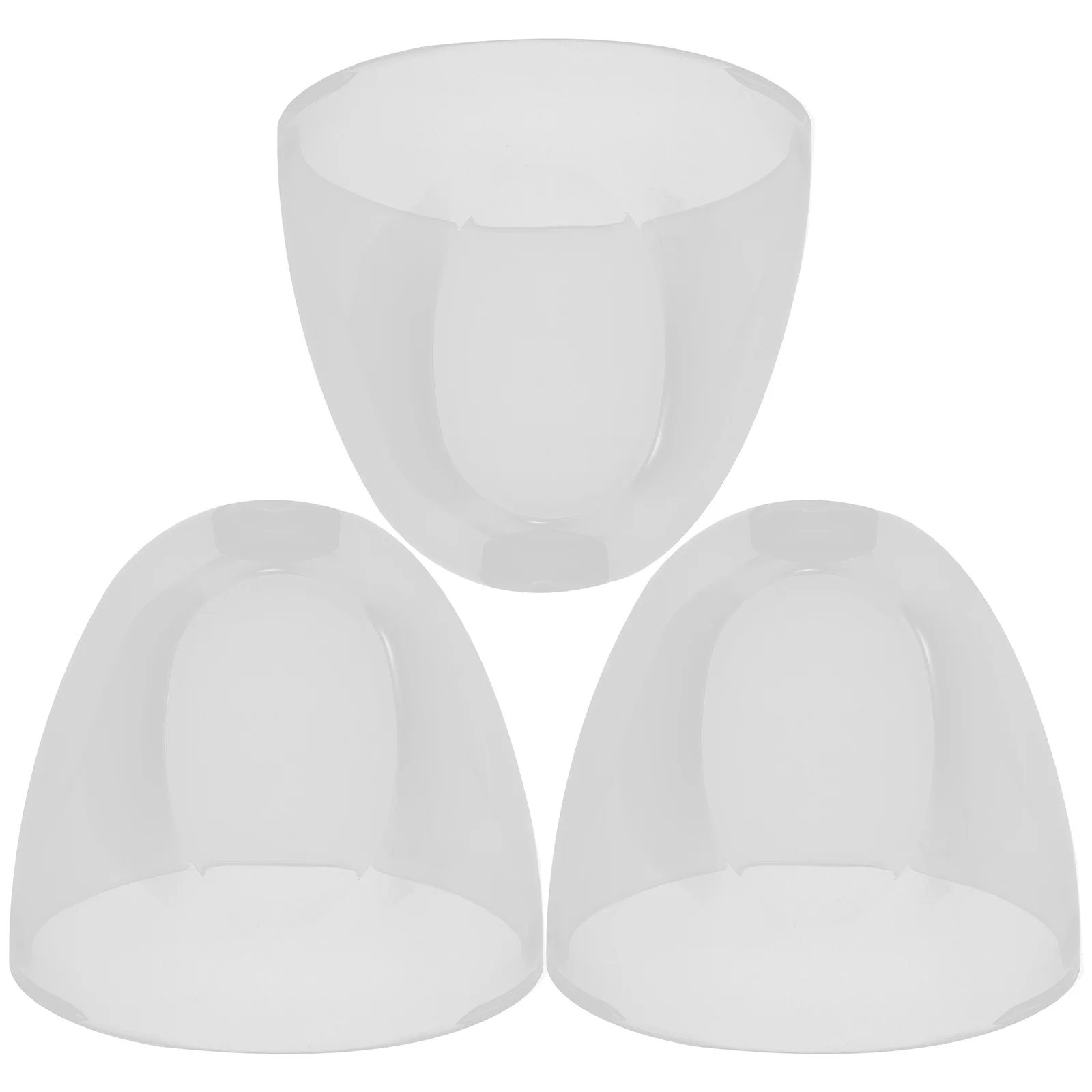 

3 Pcs Baby Bottle Lids Accessories Protective Caps for Bottles Universal Cover Plastic Newborn Replacement Clear Leak Proof