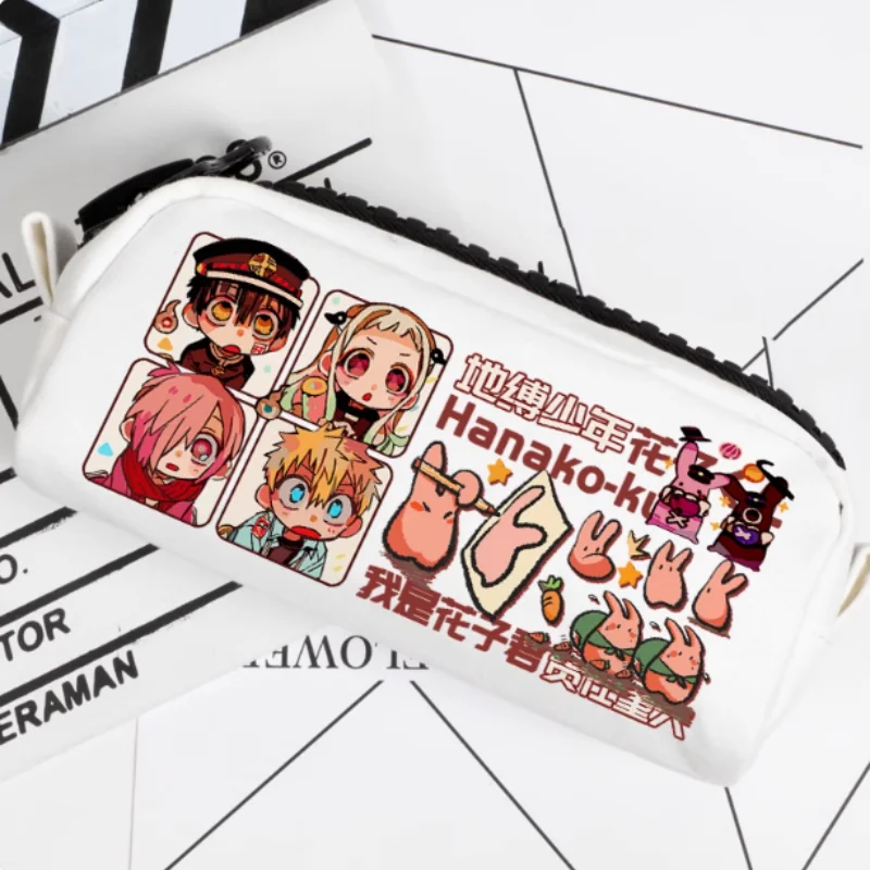 

Anime Toilet-bound Hanako-kun Diaries Pencil Case Oxford Canvas Storage Bag Pencil Box Pencilcase School Pen Bag 2723