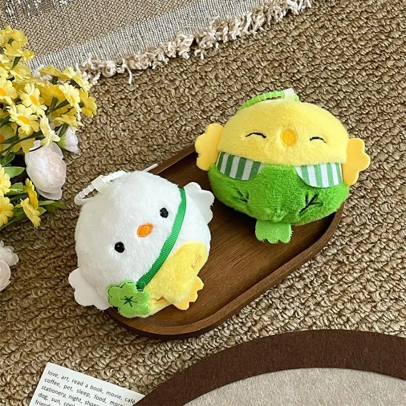 Cute Bird Plush Keychain Cartoon Stuffed Chick Doll Pendant Keyring Bag Hanging Ornament For Backpack Purse Decor Party Gift - view 5