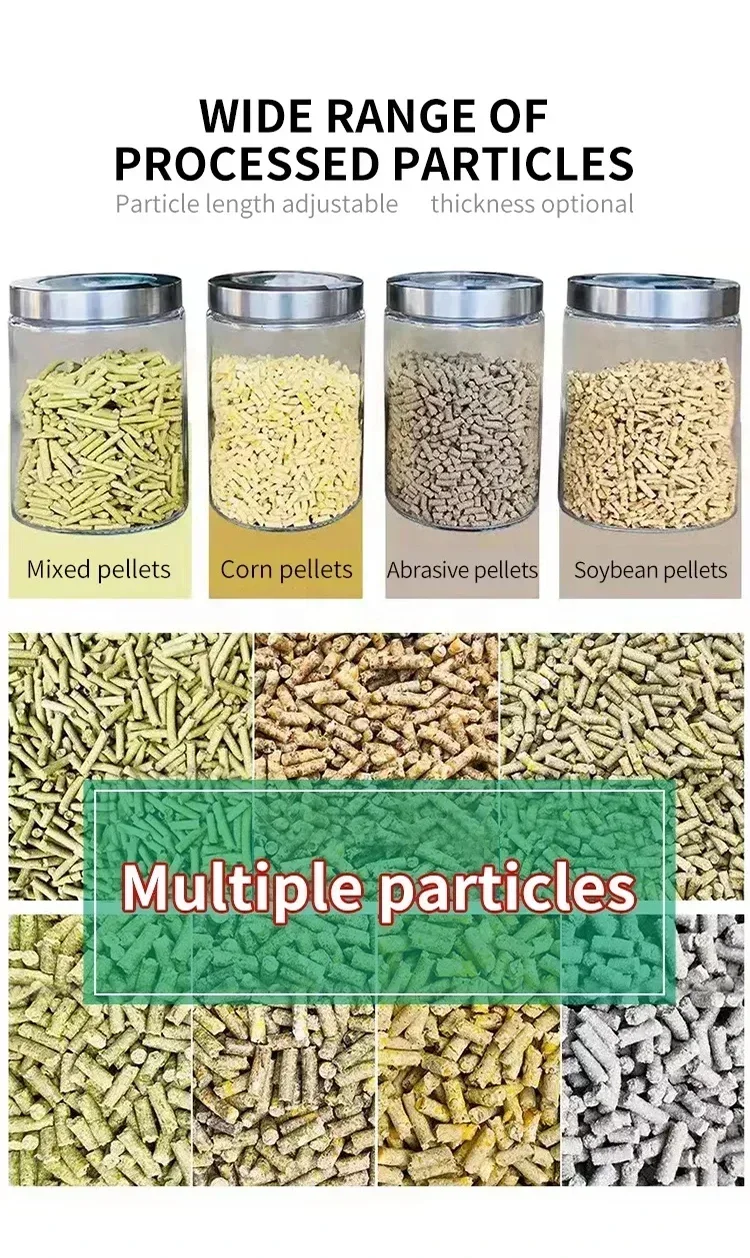 

Mini Small Poultry Chicken Fish Pig Goat Cattle Cat Animal Pellet Manufacturing Pelletizing Machine Feed Processing Machine