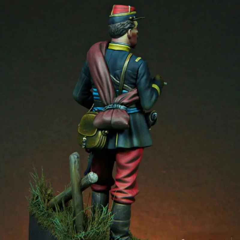 1/24  Resin Figure Model Kit Ancient French Army Officer Military Hobby Miniature Kit Requires Assembly Painting Free Shipping