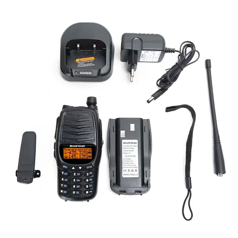 Baofeng UV-X10 15W Walkie Talkie Radio bidireccional de larga distancia Cargador USB de doble banda Actualización de alta potencia Logística de hotel