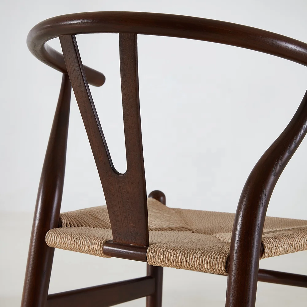 الشمال نمط منتصف القرن تصميم خمر مقهى الأثاث كراسي تناول الطعام الخشب الصلب الروطان