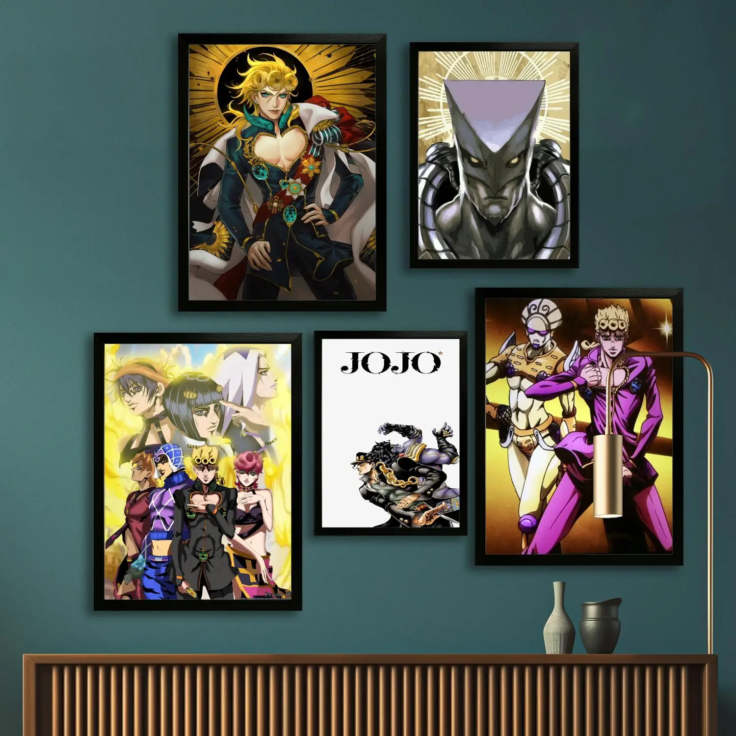 

jjba Canvas Art Poster and Wall Art, Picture Print, Modern Family, Bedroom Decor, Posters,Decorative painting