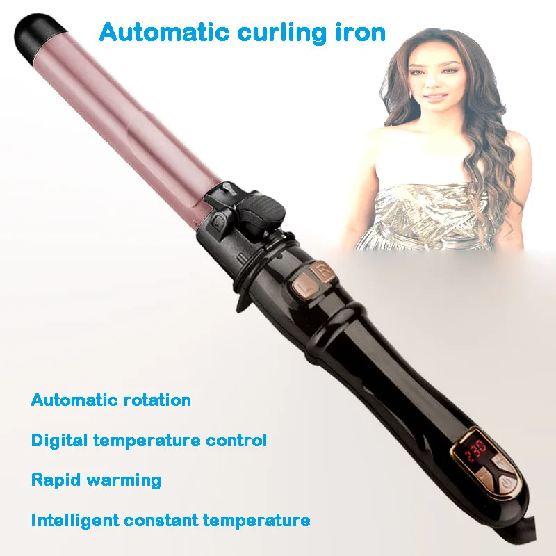 

Hair Multi Styler Ceramic Hair Curler Rotary Hair Brush Hair Styling Devices Hair Tongs Waves Large Wave Curling Hair Clipper