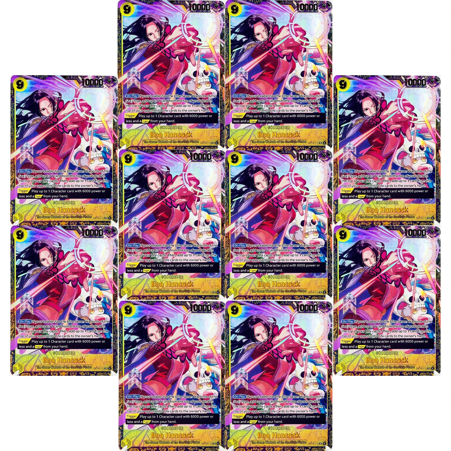 One Piece Card Boa Hancock (CS 26-27 Regionals Season 1) - One Piece Promotion Cards Anime Game Replica Proxy Card with Foil