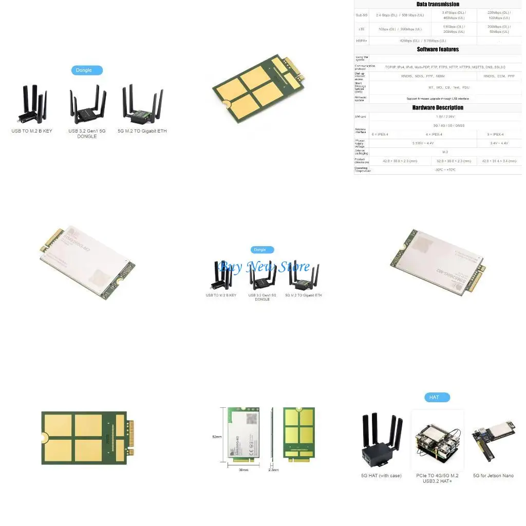 

20CE SIM8260G Sub 6G Radio Enableds Module With Crosses Networking Compatibility From 2G To NR Standards