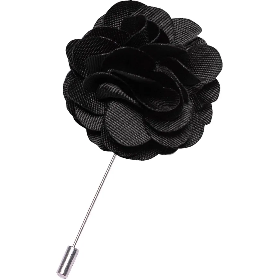 Elegant Solid Color Bow Tie and Pocket Square with Lapel Pin Cufflinks Set for Formal Events Business Meetings and Wedding Atti