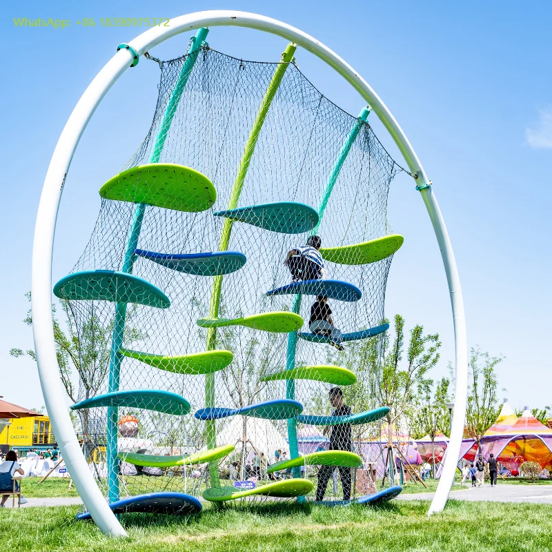 

Outdoor Rope Net Playground and Full Park Planning for Kids Expansion by NetsTribe Custom Adventure Design
