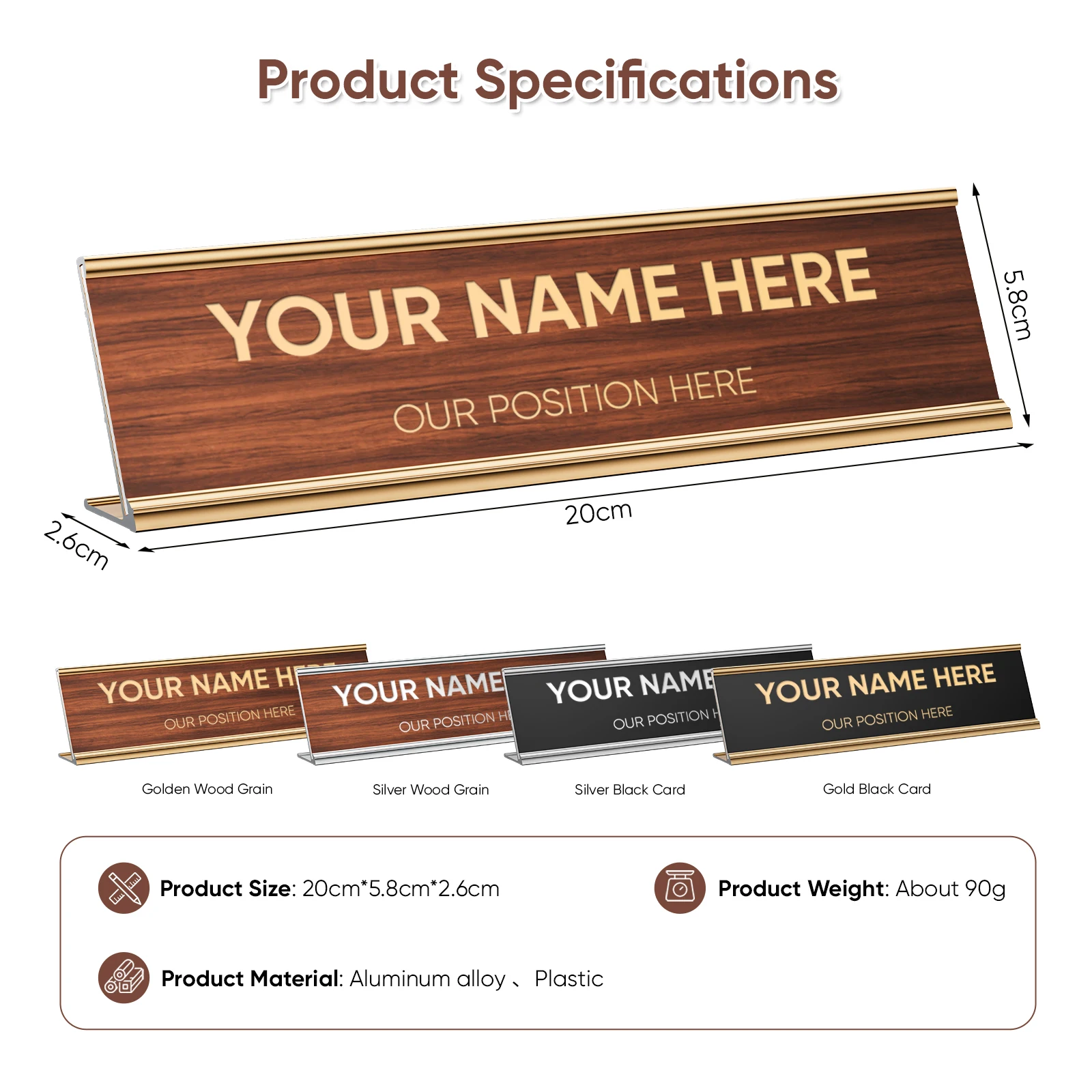 Free Personalized Custom Offic - Desk Name Plate review and price