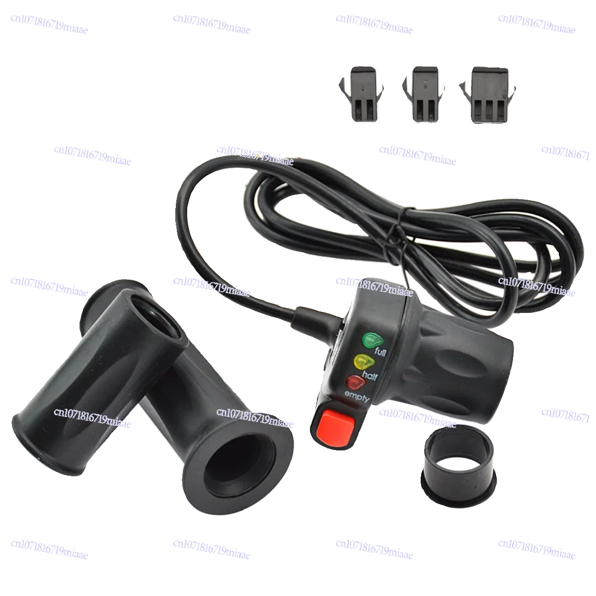 

Electric Vehicle Speed Control Handle Mountain Bike Lithium Battery with Switch Power Display Split Grip Governor