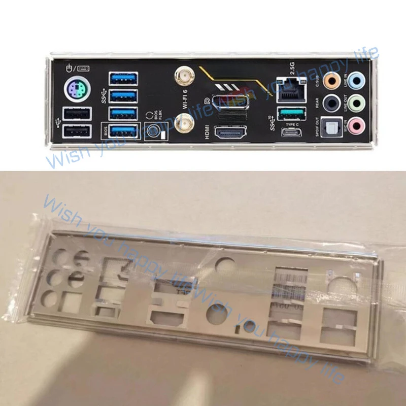 L... For   TUF GAMING B550M-PLUS (WI-FI) Mainboard I/O   Backplate Backplane #ty