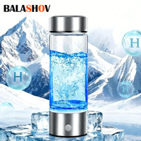 420ml Portable Hydrogen Water Generator Alkaline Maker Water Ionizer Bottle Super Antioxidan Hydrogen-Rich Healthcare Water Cup