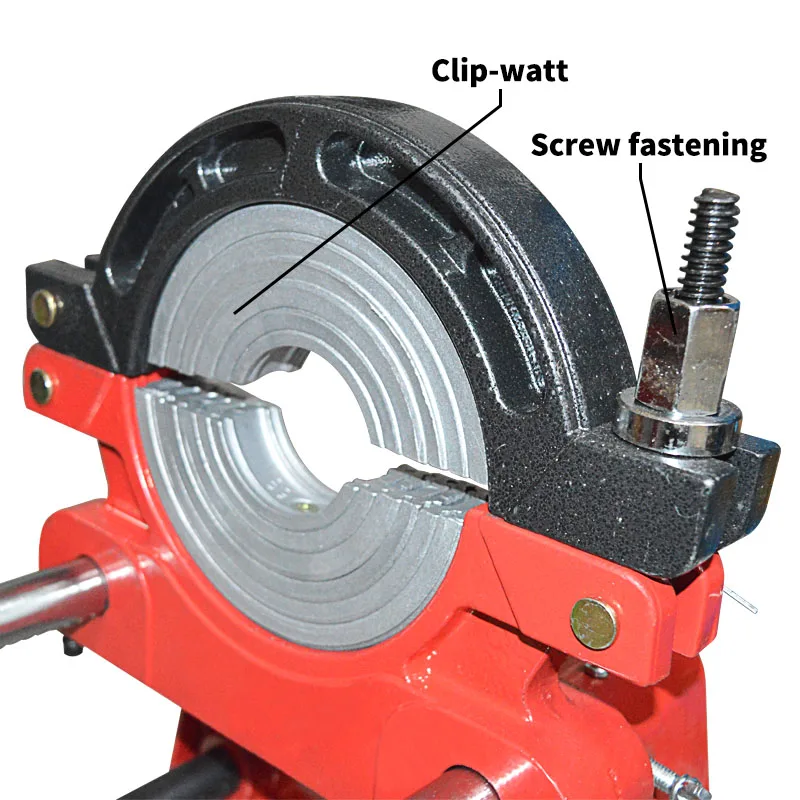 

220V PE63-160 Second ring manual butt welding machine pipe fusion welder tool PE tube welding machine piping hot melt engine