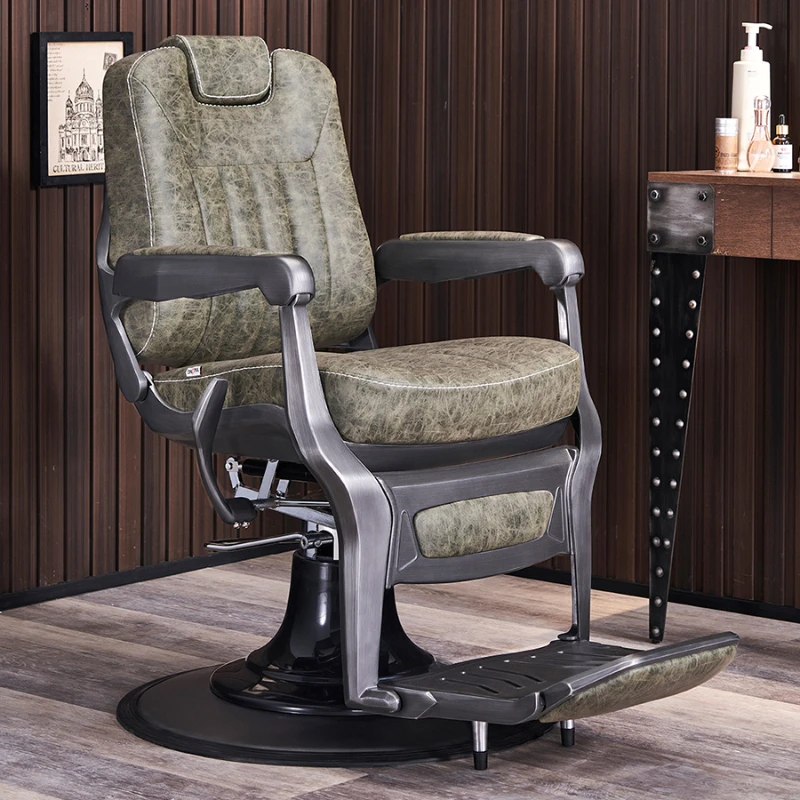 

Hair Cutting Beauty Barber Chairs Hair Salon Retro Speciality Luxury Barber Chairs Recliner Hairdressing Sillas Furniture QF50BC