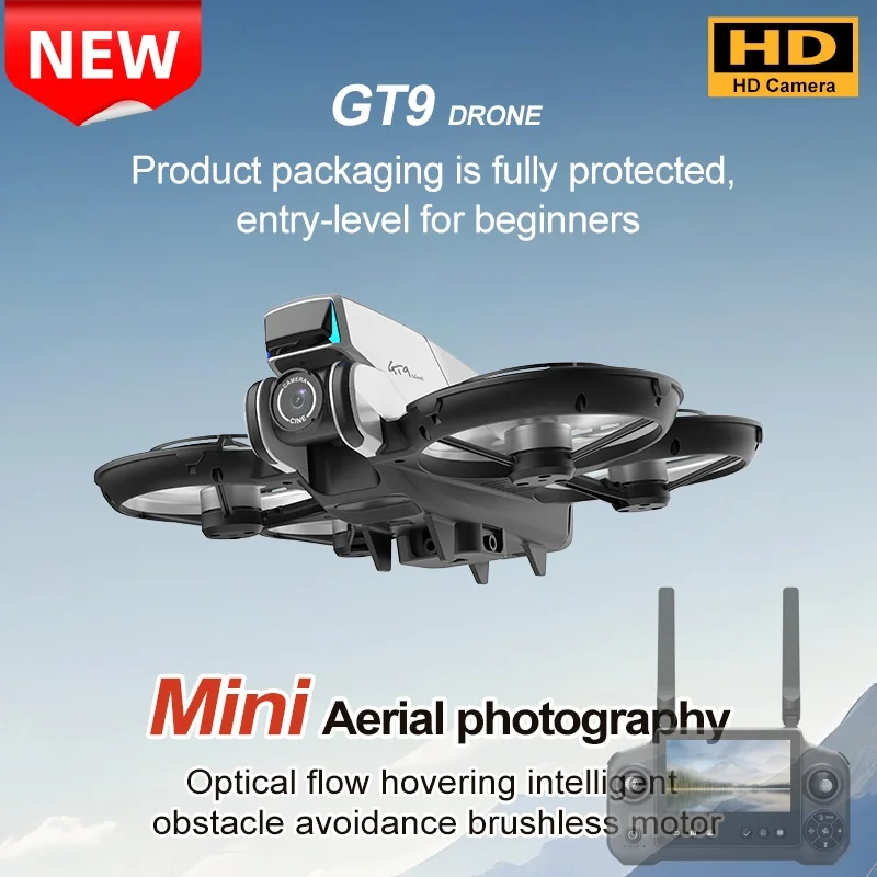Choice·GT9 FPV Drone 4.3" Screen 4K HD Camera 2.4G Brushless