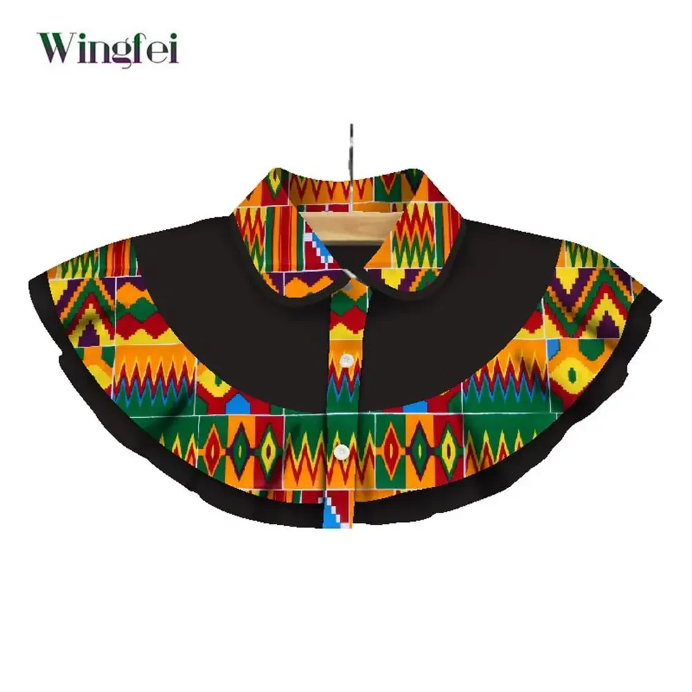 Ankara Fashion Print Shawl African Pashmina for Women African Chokers Necklaces African Style Women Jewelry Accessies WYB239