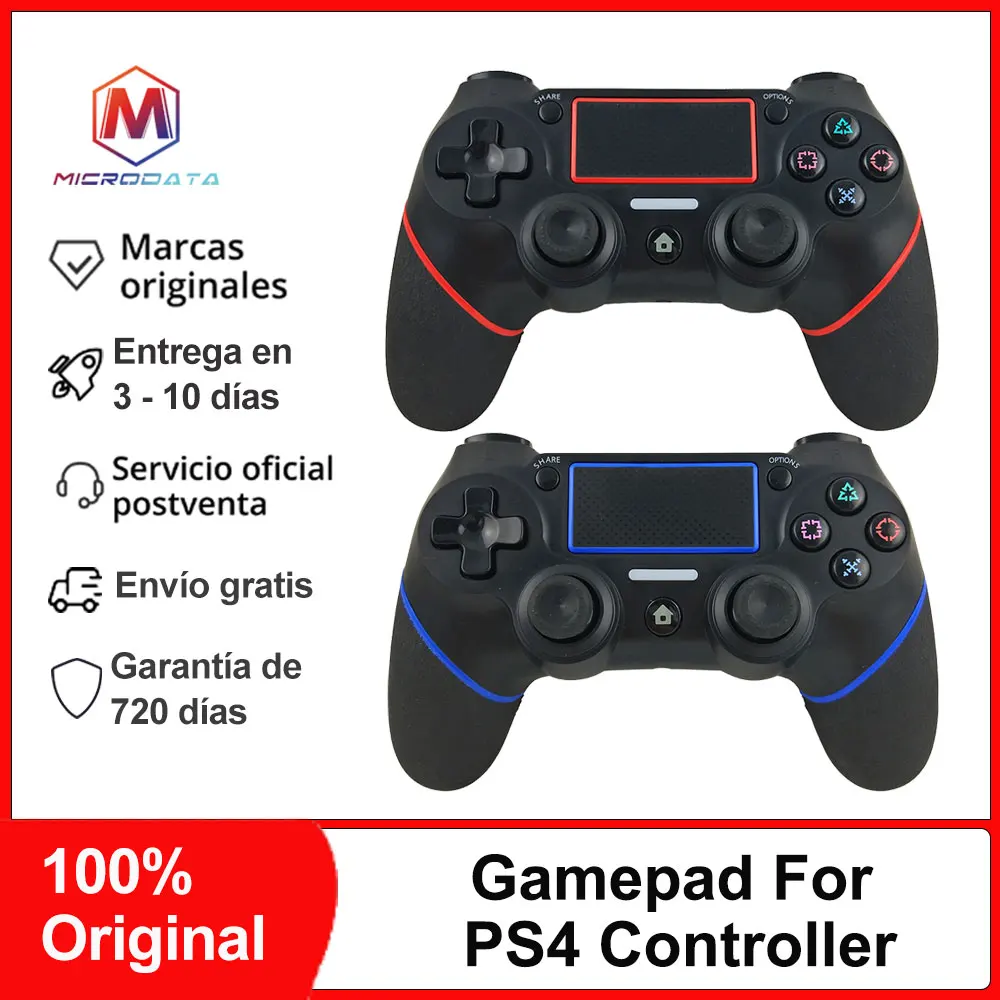 Gamepad For PS4 Controller, Bluetooth Wireless Controller With Six-axis Double Vibration Controller, For PS4/PC Wireless Gamepad