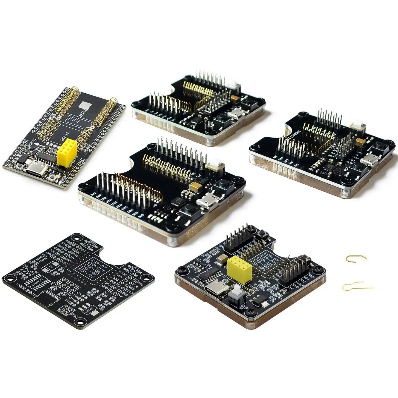 ESP8266 ESP-WROOM-32 ESP32-WROOM   Development Board Test Programmer Socket Downloader for ESP-01 ESP-12F ESP-07S ESP-12S ESP32