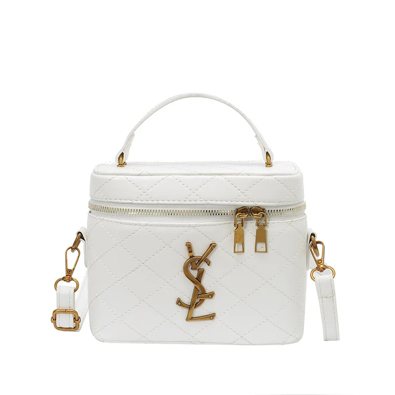 حقيبة صندوق الموضة النسائية لعام 2025 حقيبة يد مربعة صغيرة أنيقة متعددة الاستخدامات للكتف ومحفظة كروس للنساء حقيبة يد عصرية للاستخدام اليومي