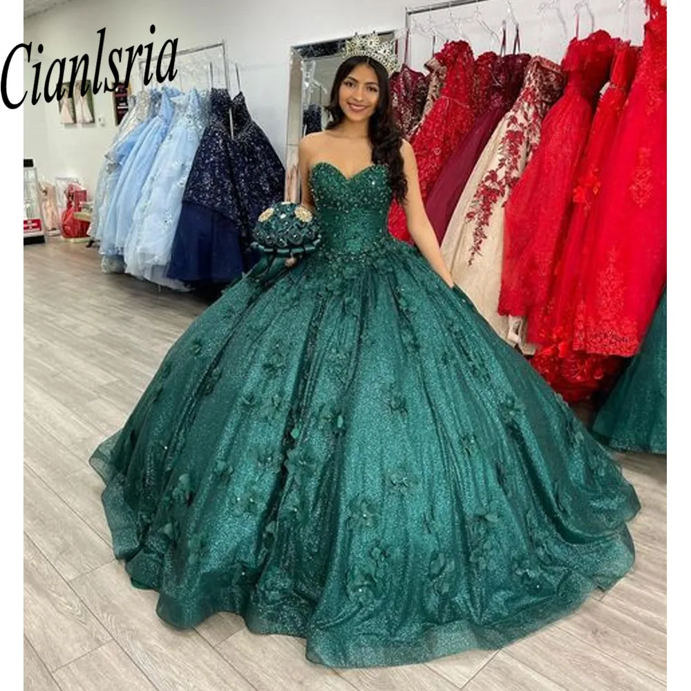 Schatz Ballkleid Quinceanera Kleider Für 15 Party Mode Applique Off-Schulter Cinderella Geburtstag Kleid Hot