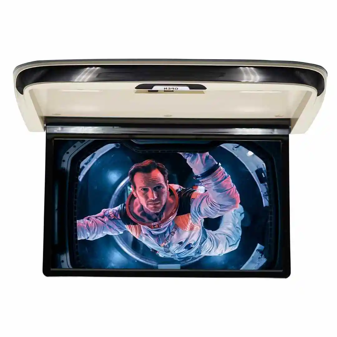 15.6 بوصة IPS اللمس سقف السيارة التلفزيون العالمي سقف السيارة الذكية أندرويد فليب التلفزيون التحكم عن بعد سقف قابل للطي للسيارات #3