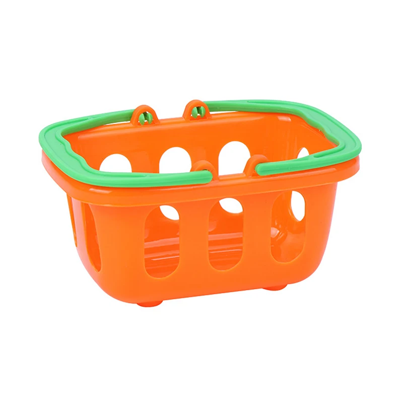 Doll House Supermarket Shopping Basket Simulation Mini Fruit And Vegetable Basket Doll House Accessories