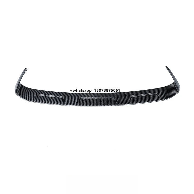 Paktechz Dry Carbon Fiber Parts Bodykit Front Bumper Vent Trim for M8 F91 F92 F93