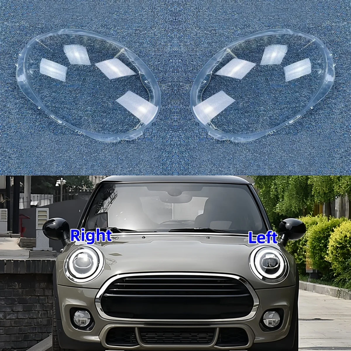 

Для BMW Mini 2014 2015 2016 2017 2018, автомобильные аксессуары, замена прозрачных фонарей для ПК, крышка фары