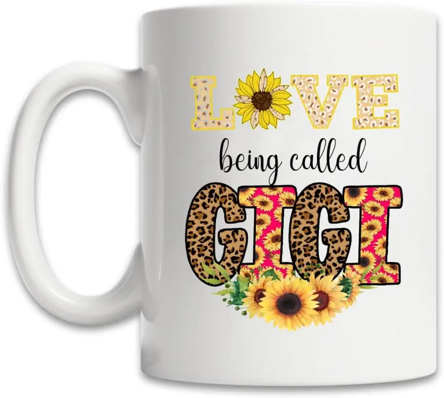 MissDaisy-Love Being Called Gigi Mug, Best Grandma Ever Gifts, Grandma Gifts From Grandchildren, Best Grandmother mug, Birthday