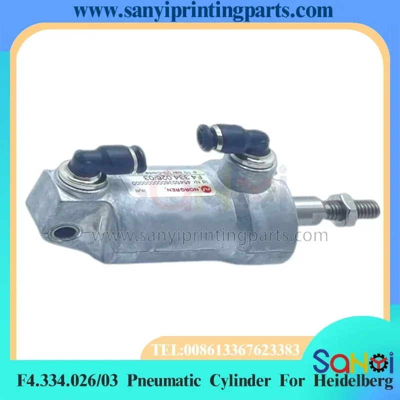 Пневматический цилиндр F4.334.026/03 для деталей печатной машины Heidelberg XL105 XL106