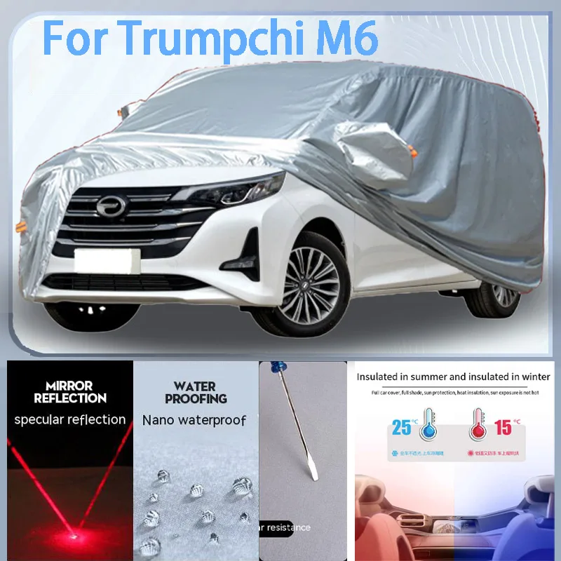 

For Trumpchi M6 Full Car cover with UV protection and Winter Insulation roles,Rainproof,Snowproof Ati-frost properties.