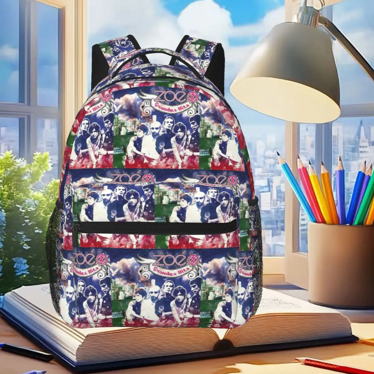 Rock Band Zoe Music Album Merch Backpack Student Boys Girls BookBag Children School Bag Computer Shoulder Bags for Men Women
