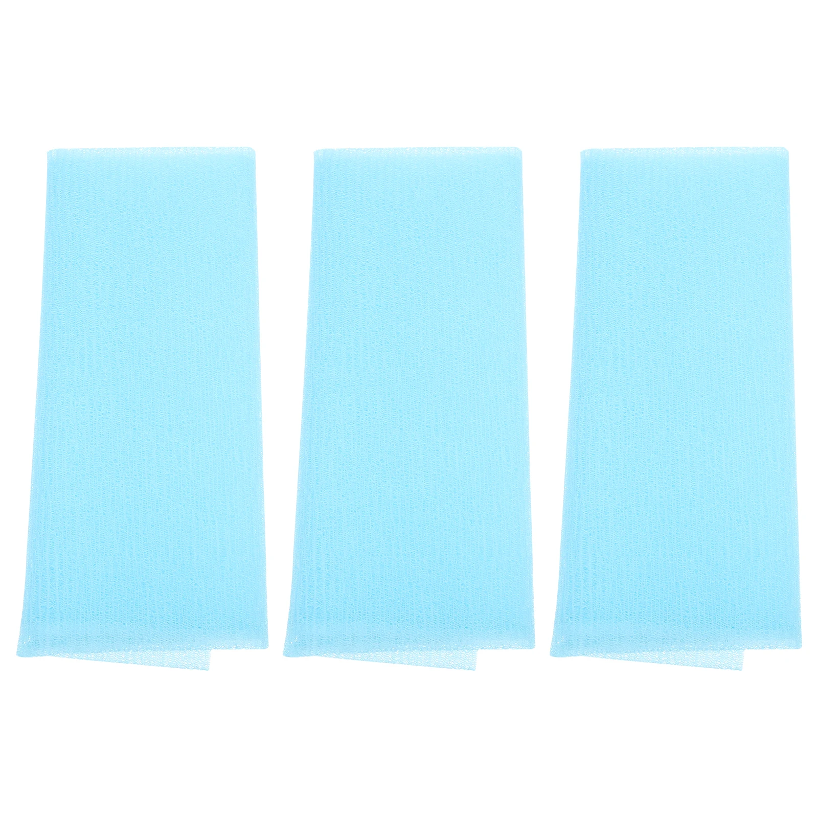 

3pcs Foaming Bath Towels Long Strip Body Cleaning Towel Exfoliating Shower Scrub Towel Lightweight Portable Travel Camping Hotel