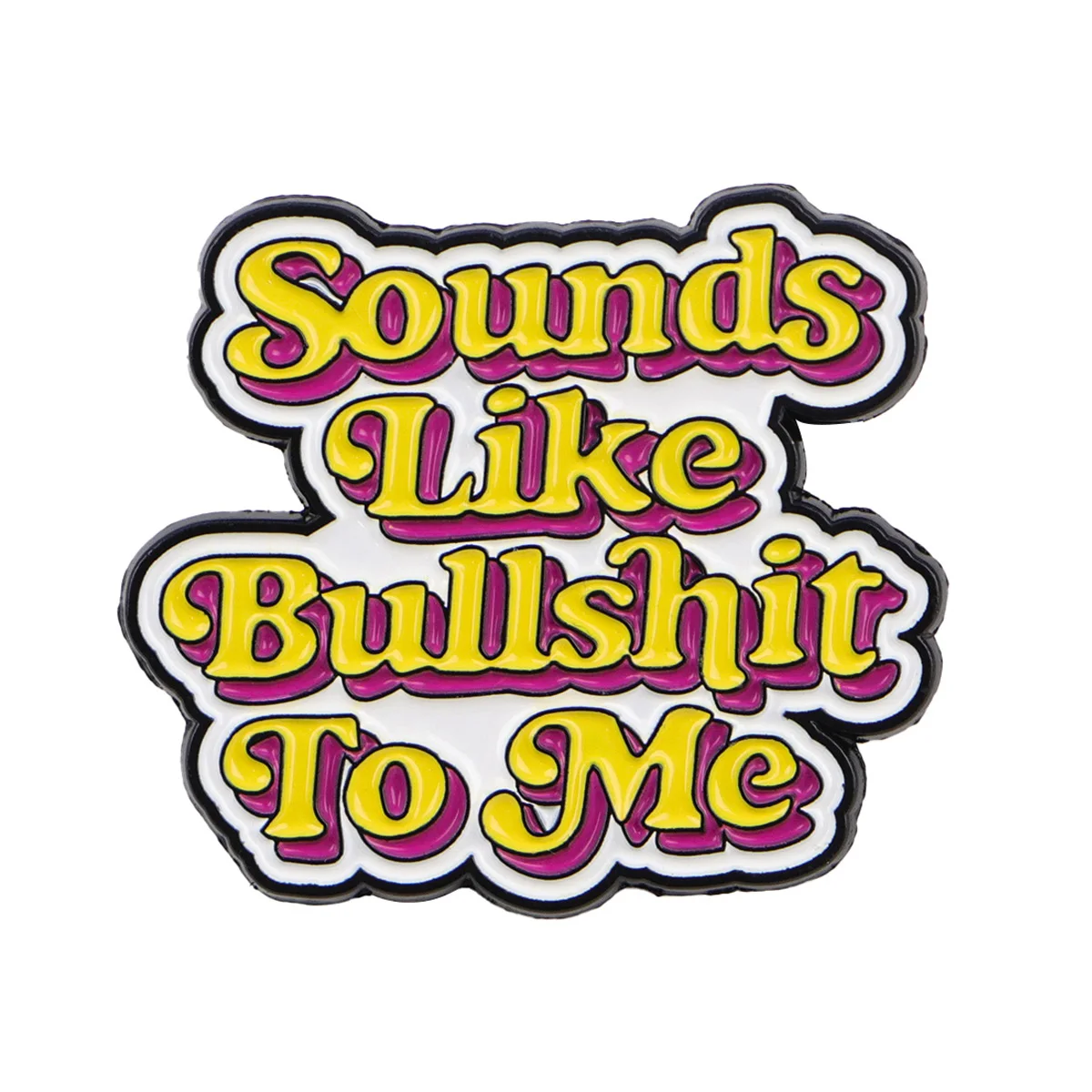 الكبار الفكاهة يقتبس المينا دبوس الأصوات مثل دبابيس التلبيب شارة بدبابيس الملابس والاكسسوارات روح الدعابة مجوهرات أصدقاء الهدايا