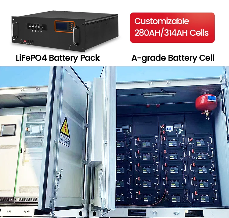 96v 51.2v 48 Volt 200ah 100ah 300ah Solar Power Lifepo4 Battery 100kw 50kw 30kwh Lithium-ion Batteries Storage for Solar Systems