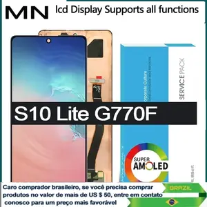Bilashmart Super AMOLED Touch Screen Display Samsung S10 Lite 6.7 SM G770F SM G770F DS