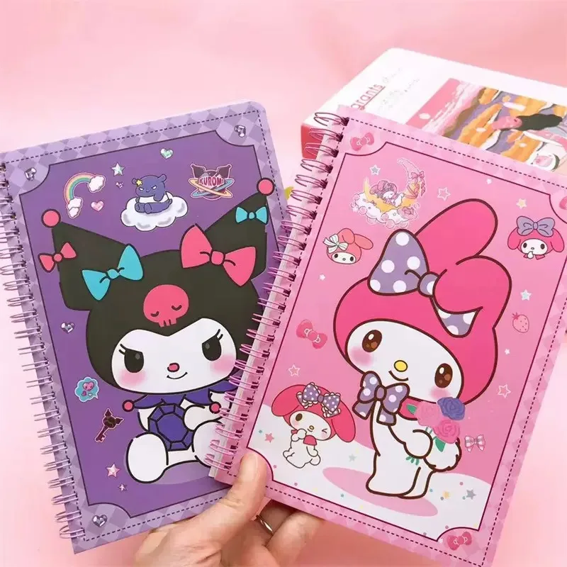 كارتون A5 لفائف سانريو صفحة التلوين طلاب المدارس الابتدائية ملاحظة رسالة ملاحظة الأطفال القرطاسية كتاب كورو لطيف