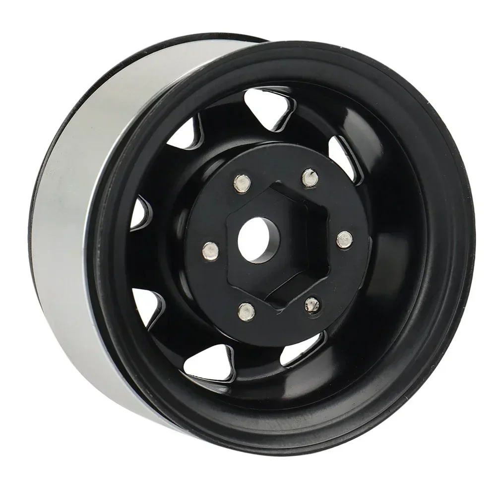 4PCS 1.55 메탈 비드락 휠 림 허브 1/10 RC 크롤러 카용 액시얼 예티 Jr 90069 RC4WD D90 TF2 타미야 CC01 LC70 MST