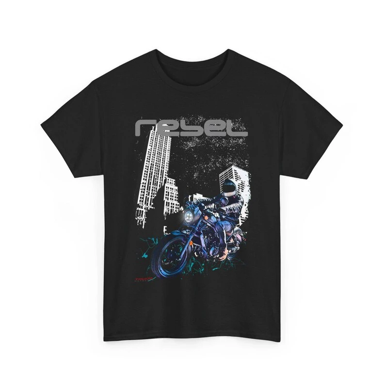 New Rebel 1100 T-shirt CMX1100 Performance Bobber Power Cruiser Motorcycle Gift Cotton T-shirt Unisex