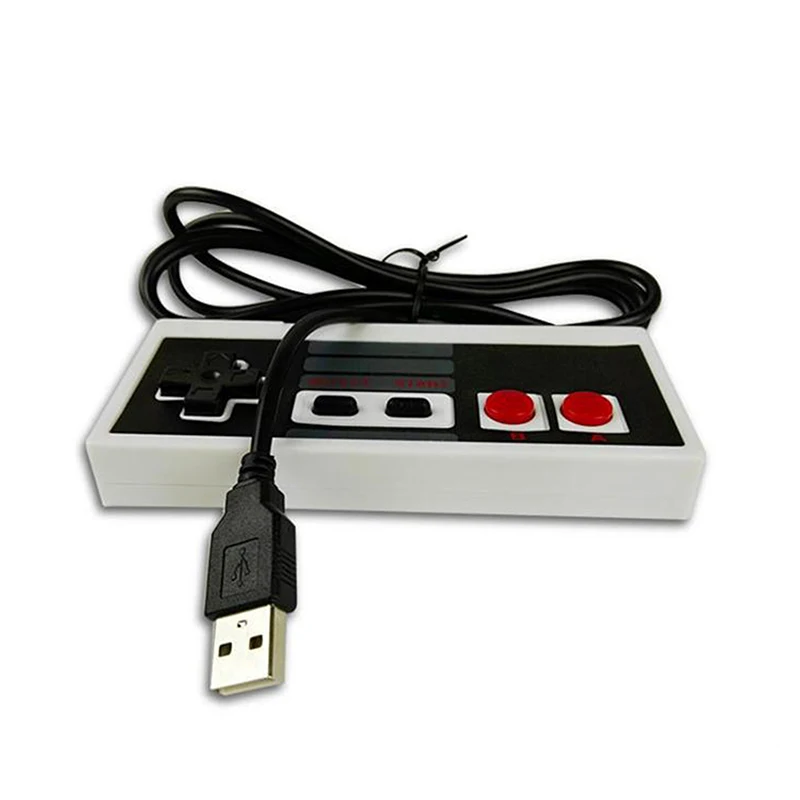 1/2 قطعة NES السلكية وحدة تحكم USB غمبد PC/USB/NES ألعاب الفيديو الكمبيوتر مقبض ريترو USB NES تحكم عصا التحكم مقبض التحكم