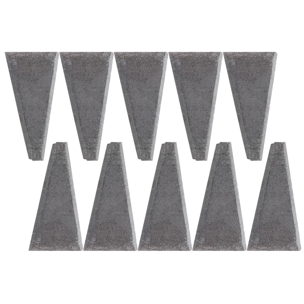 

10pcs Wedge Reinforcement Tool High Carbon Wedge For Hammer Steel Accessories Durable Metal Home Outdoor